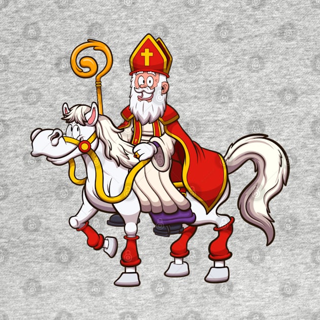 Saint Nicholas On Horse by TheMaskedTooner